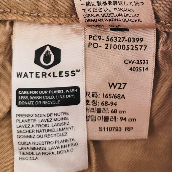 Levi's 501 High Rise Shorts in Beige Tan 56327-0399 BNWT - Size 27 - Picture 9 of 13